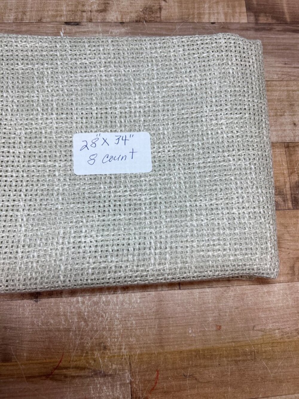 28" X 34"  Cross Stitch Fabric 8 Count Oatmeal